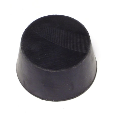 Midwest Fastener 1.8" x 1-1/2" x 1" #9-1/2 Black Rubber Stoppers 2PK 65901
